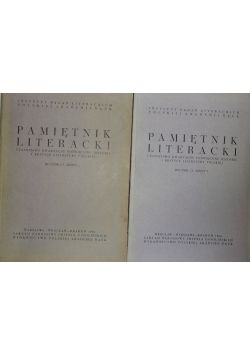 Pamiętnik literacki, zeszyt 1 i 3