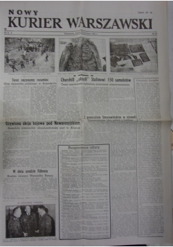 Nowy Kurier ,reprint 1943r. + Afisz