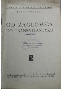 Od Żaglowca do Transatlantyku 1948 r.