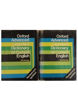 Oxford Advanced Learner's Dictionary of Current English, T. I do II