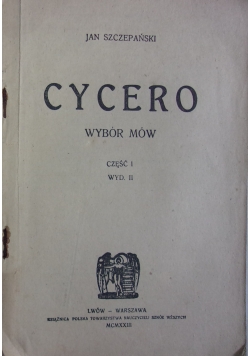 Cycero, 1923r.