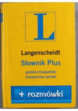 Langenscheidt słownik polsko - hiszpański plus rozmówki