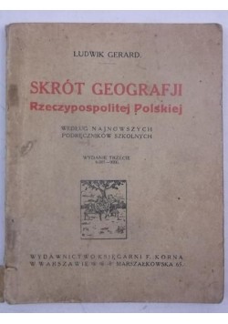 Skrót geografji Rzeczypospolitej Polskiej, 1920 r.