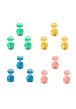 Magnesy neodymowe Beczułki 12 sztuk D.RECT
