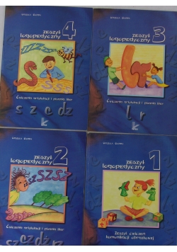 Zeszyt logopedyczny nr 1-4