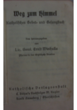 Weg zum zimmel, 1939 r.