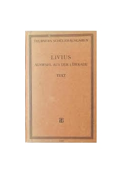 Livius  auswahl aus der 3. Dekade, 1912 r.