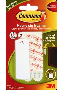 Haczyki do ramek z uchwytem Command