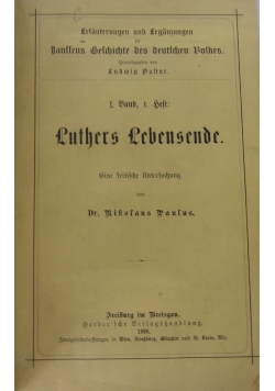 Luthers Lebensende, 1898r.