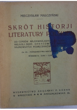 Skrót histrorji literatury polskiej