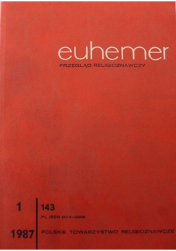 Euhemer przegląd religioznawczy nr 1