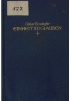 Einheit im Glauben ,1935 r.