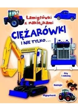 Łamigłówki z naklejkami Ciężarówki i nie tylko...