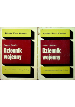Dziennik wojenny 2 tomy