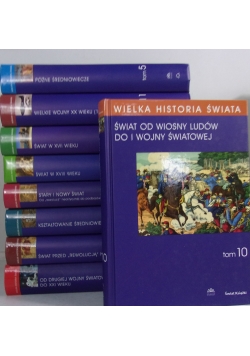 Wielka Historia Świata, zestaw 9 książek