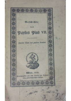 Geschichte des Papstes Pius VII. 1838 r.