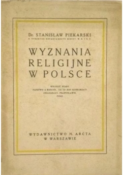 Wyznania religijne w Polsce, 1927 r.