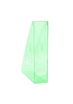 Pojemnik na dokumenty ażurowy A4 transparentny zielony Office Products