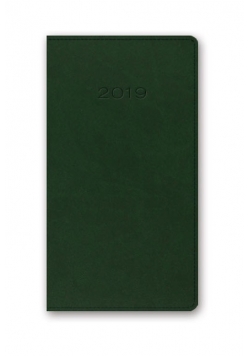 Kalendarz 2019 11T A6 kieszonkowy zielony