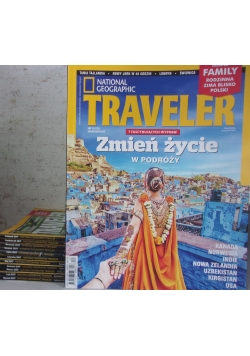 Komplet National Geographic Traveler ,Zestaw 12 magazynów