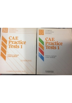 CAE Practice Tests 1 /CAE Practice Tests 1 teacher's book