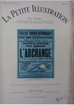 La Paetite Illustration 9 Mai, 1925 r.