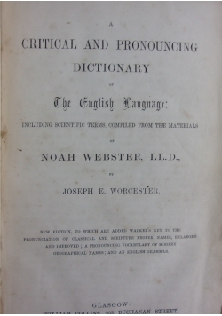 Critical and prpnoncing 1861 r.
