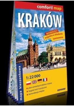 Comfort!map Kraków 1:22 000 plan miasta, midi 2018