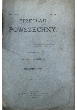 Przegląd powszechny Nr 72 1889 r