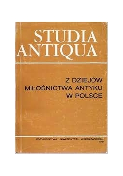 Zdziejów  miłośnictwa  antyku w Polsce