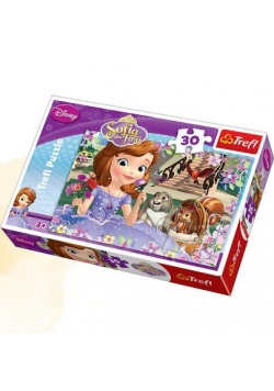 Puzzle 30 Sofia the First Pachnące róże TREFL