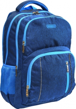Plecak zaokrąglony szkolny Colour Blue Street
