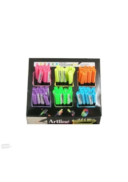 Zakreślacz Artline stix dsplay 72 sztuki