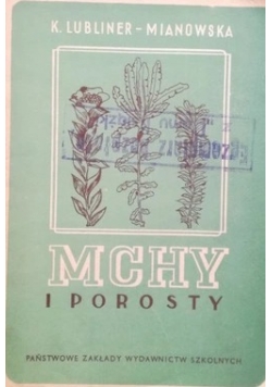 Mchy i porosty, 1950r.