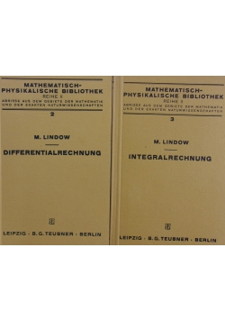 Integralrechnung / Diferentialrechnung. ok 1940