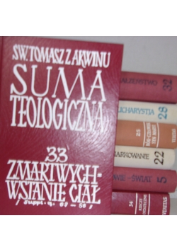 Suma teologiczna, zestaw 7 książek