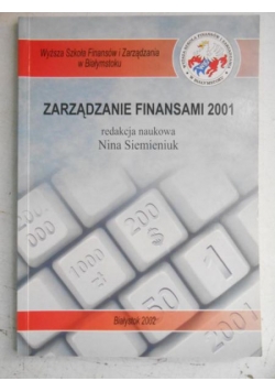Zarządzanie finansami 2001