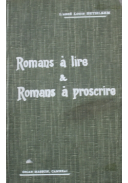 Romans a lire et Romans a proscrire 1908 r.