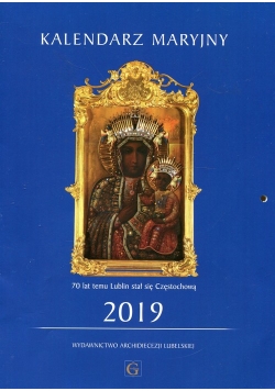 Kalendarz 2019 Maryjny
