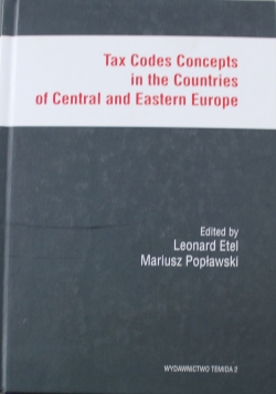Tax Codes Concepts in the Countries of Central and Eastern Europe