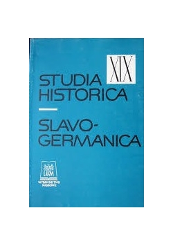 Studia historica slavo-germanica. Tom XXIV