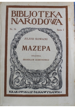 Mazepa 1924 r.