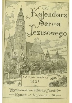 Kalendarz Serca Jezusowego, 1934r.