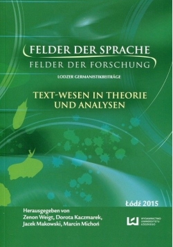 Felder der Sprache Felder der Forschung