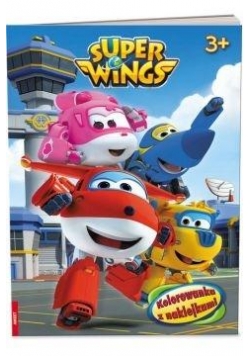 Super Wings. Kolorowanka z naklejkami