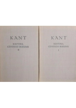 Krytyka czystego rozumu Tom I - II