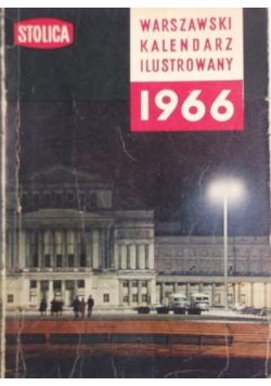 Warszawski kalendarz ilustrowany 1966