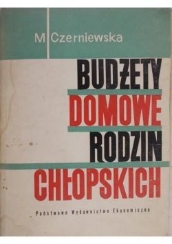 Budżety domowe rodzin chłopskich