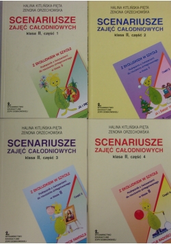 Scenariusz zajęć całodniowych ,zestaw 4 ksiażek