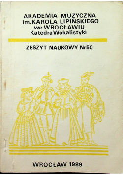 Zeszyt naukowy nr50